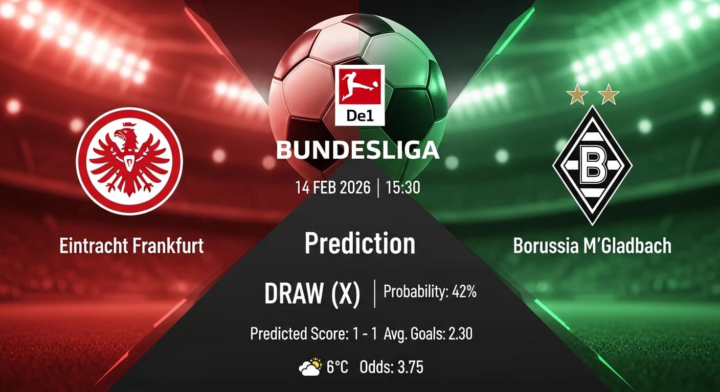 Eintracht Frankfurt vs Borussia M’gladbach Preview & AI Prediction