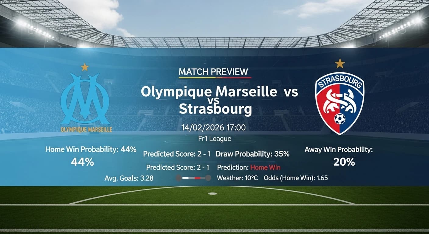Olympique Marseille vs Strasbourg Preview & AI Prediction