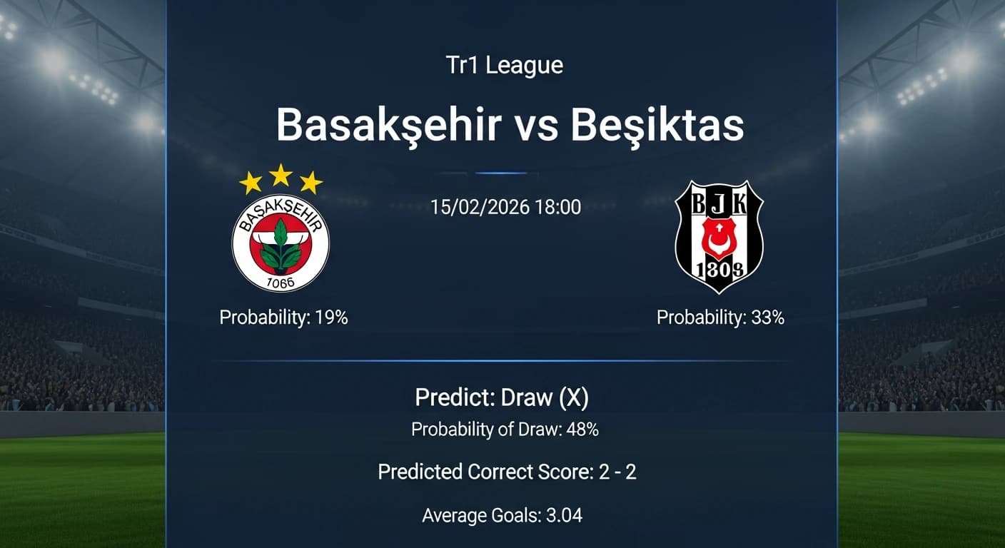 Basaksehir vs Besiktas Preview & AI Prediction