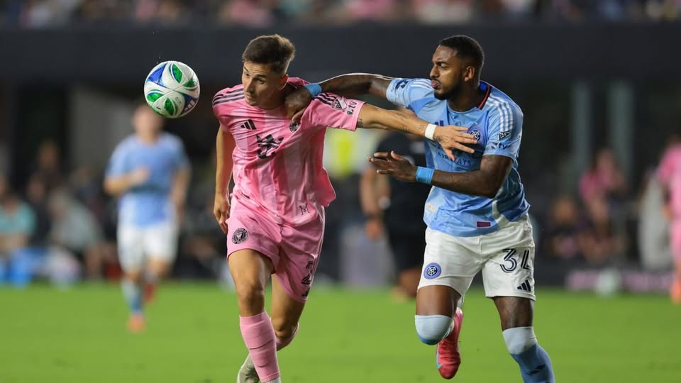 Tadeo Allende scored a hat trick to help Inter Miami defeat New York City in the Eastern Conference Final.